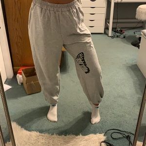 grey joggers